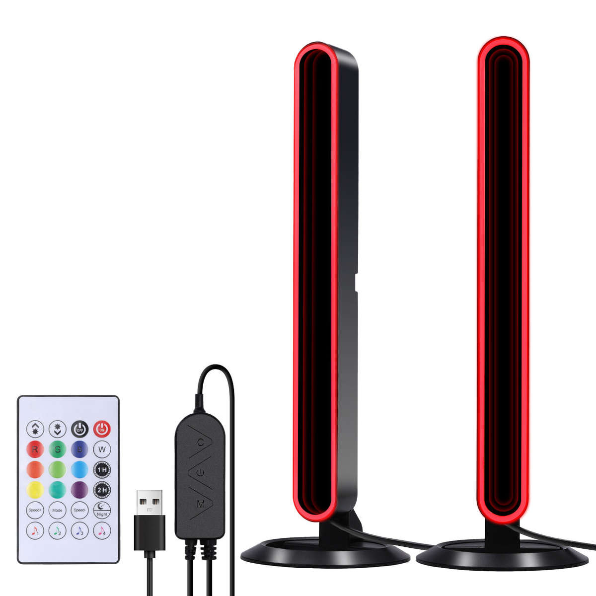 NEW CML4 +AL1 - BlitzWolf BW-AL1 RGB E-Sports Desktop Ambient Llight Gaming LED Monitors Accessories