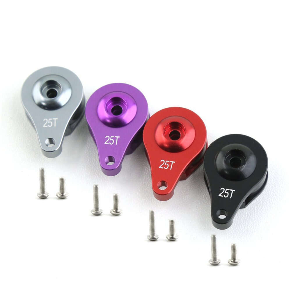 Single hole - 25T Aluminum Alloy Adjustable Force Steering Gear Protection New Upgraded Steering Gea