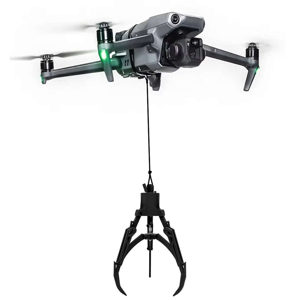 1pc - 00A1 Universal Remote Control Drone Mechanical Gripper Airdropper Clip UAV Mechanical Claw for