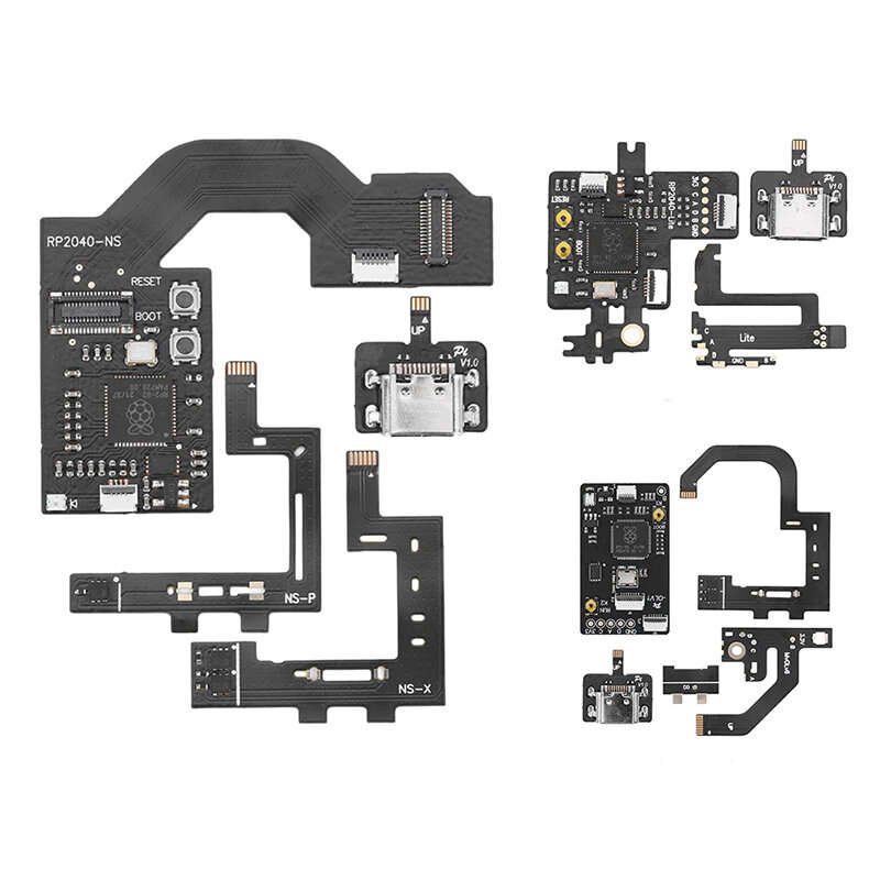 10PCS OLED - Raspberry Pi2040 Game Console Cable Chip Replacement Parts CPU Cable Game Console Cable