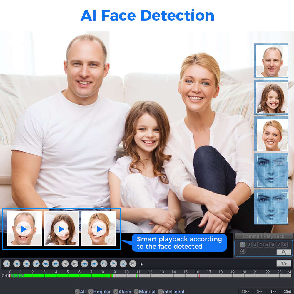 5MP - Hiseeu 4K 5MP POE IP Security Surveillance Camera H.265+ Dome CCTV ONVIF 2-Way Audio Record Fa