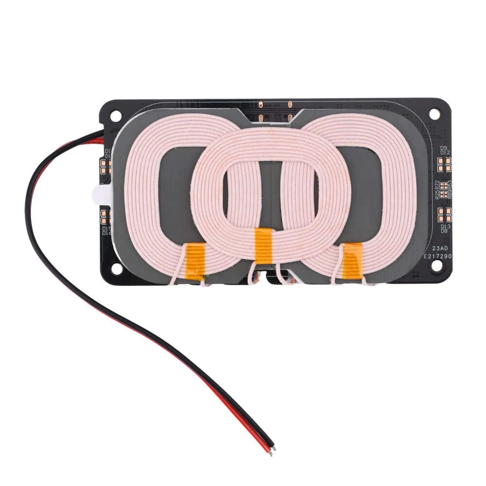 22W Upgrade Version - 9-32V 20W/22W for QiWireless Charger Transmitter Module Circuit Board with 3 C