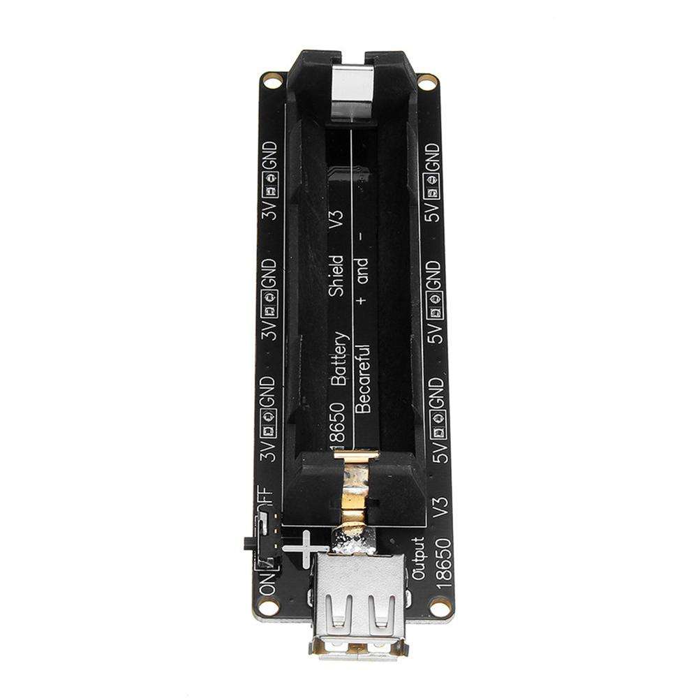 3Pcs ESP32 ESP32S 18650 Battery Charge Shield V3 Micro USB Type-A USB 0.5A Test Charging Protection