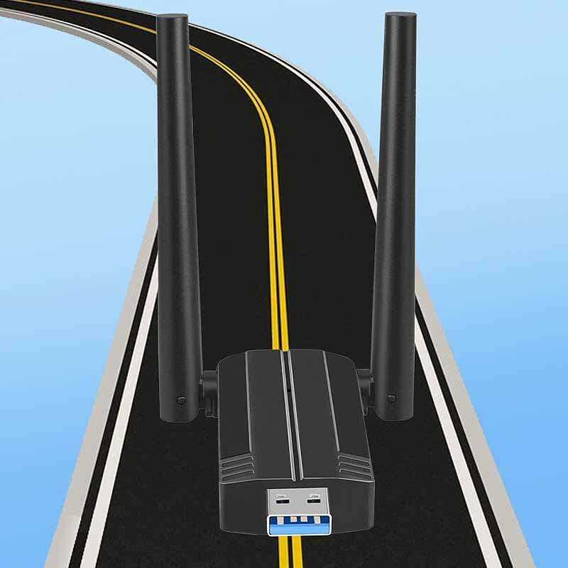 AX3008 5400Mbps WiFi6E Network Card USB3.0 WiFi Adapter Tri-Band 2.4G 5G 6G Wifi Receiver Dongle for