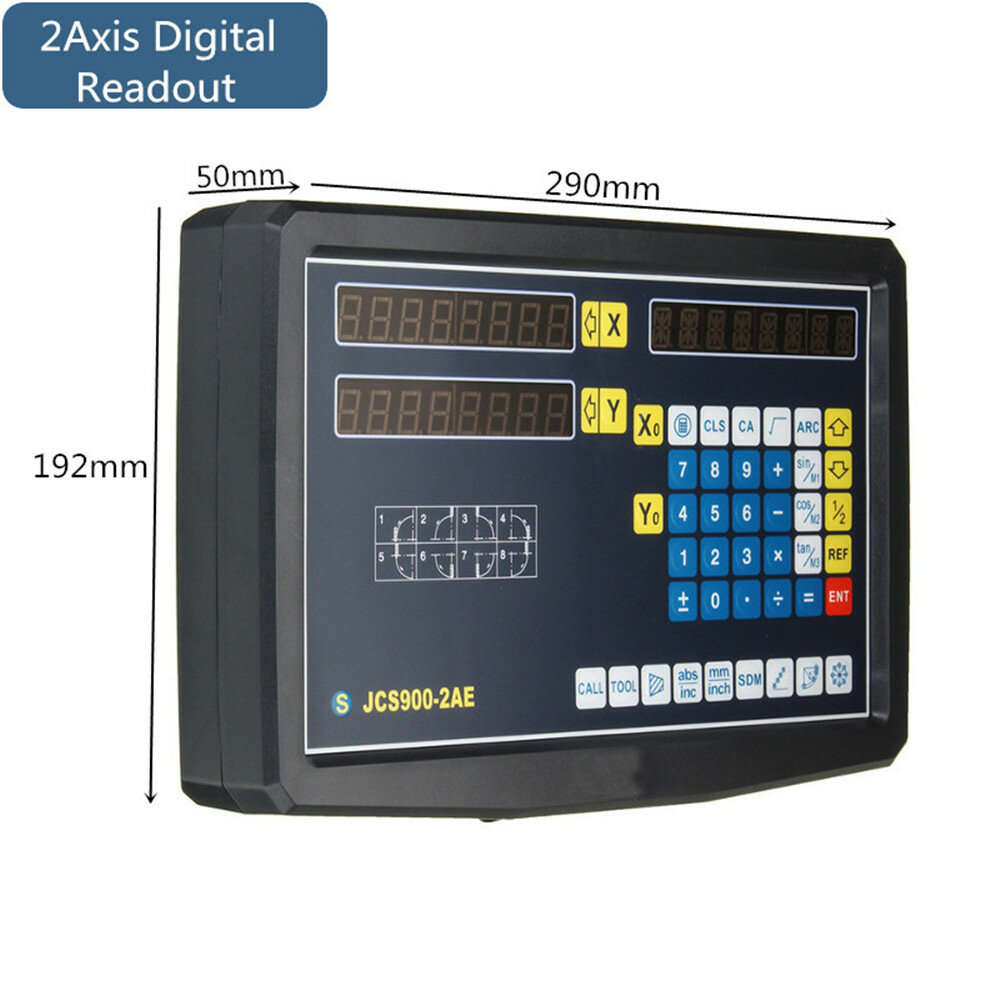 1100mm - Machifit 2/3 Axis Grating CNC Milling Digital Readout Display / 50-1000mm Electronic Linear