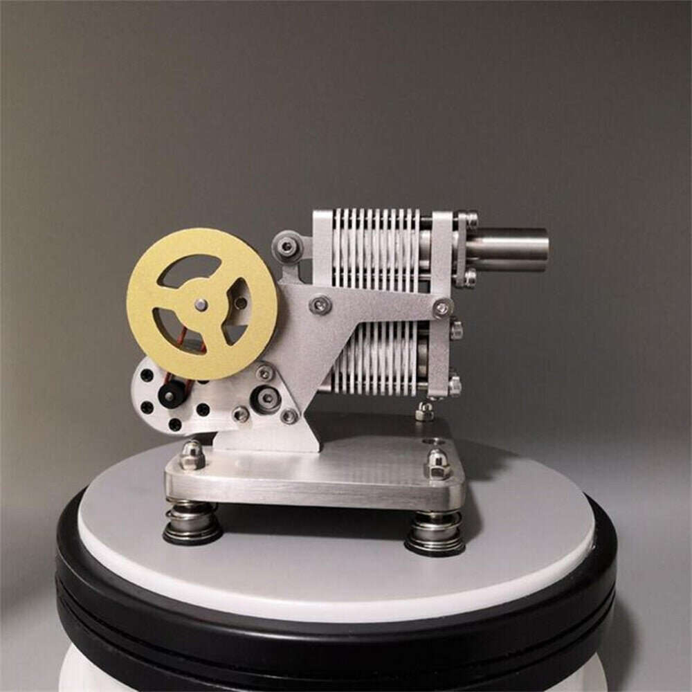 Silver - SH-015 Rocker Arm Stirling Engine Model Science Technology Puzzle Novelty Toys