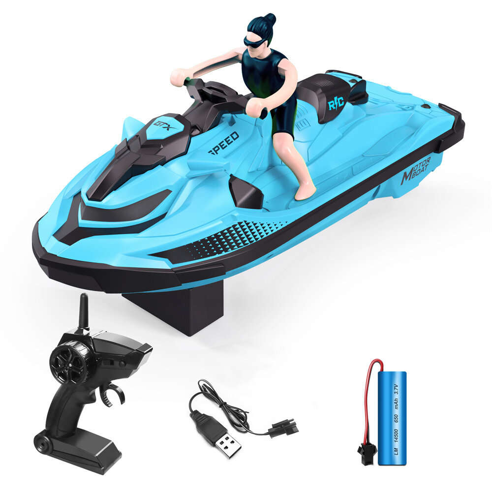 Blue One Battery with LED Light - LMRC LM13-D RTR 2.4G 4CH RC Boat Motorboat Remote Control Racing S