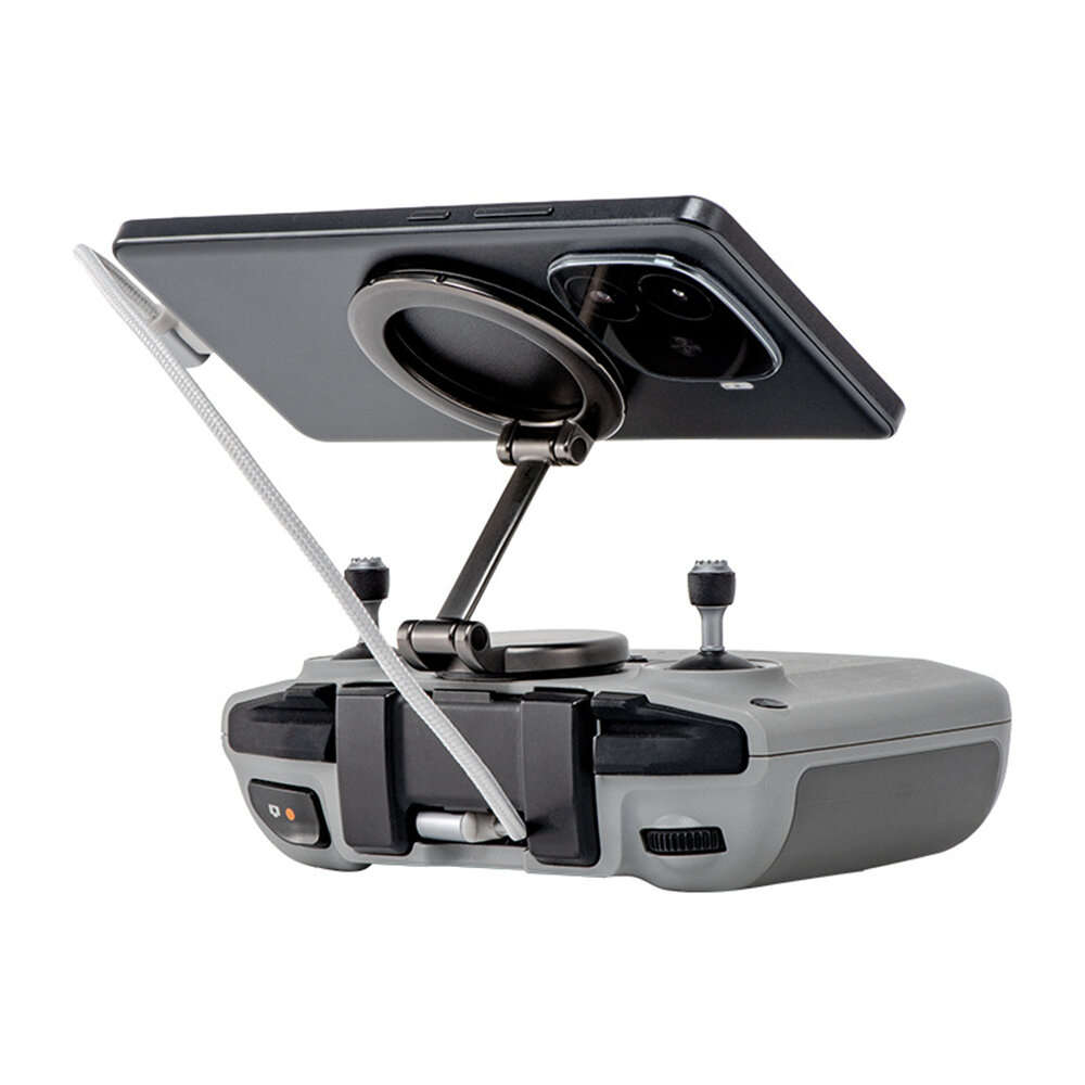 Black - STARTRC Magnetic Phone Mount Foldable Support Holder Adjustable for DJI RC-N3 N2 Controller