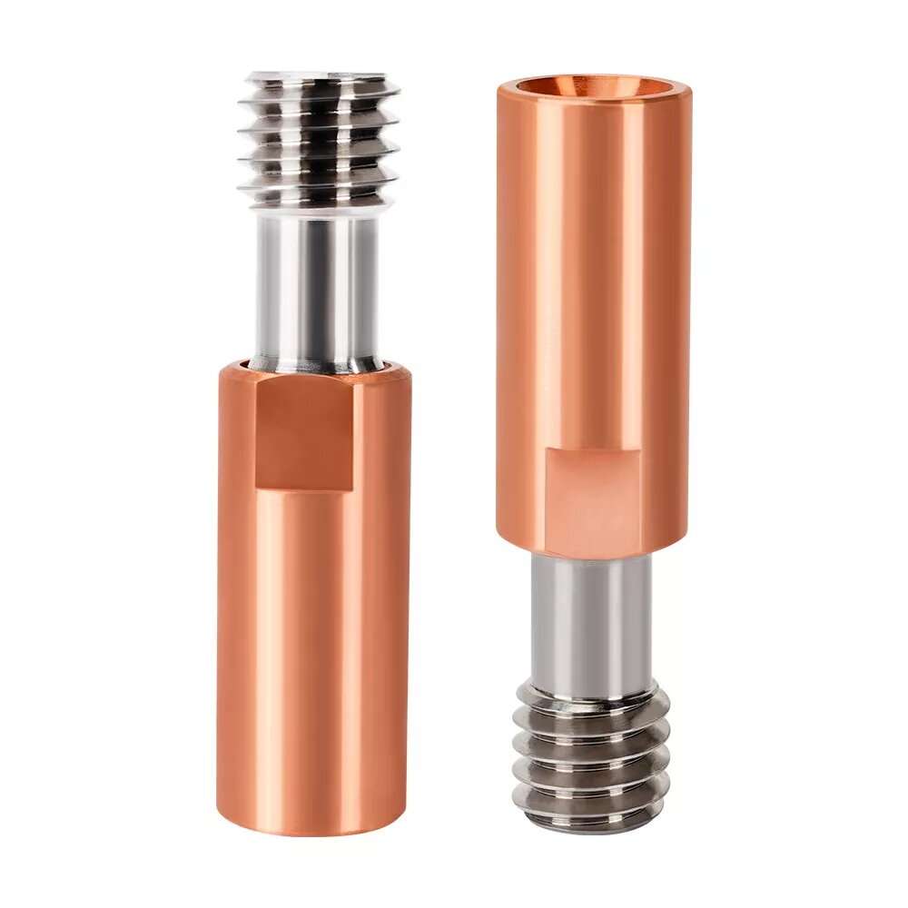 Ender3 CR10 V6 Bi-Metal Insulated Titanium Alloy Copper Throat for E3D V6 CR10 ENDER 5/3 CR-10S 1.75