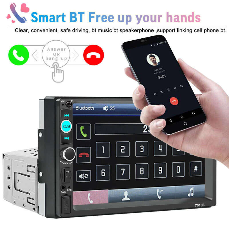 7 inch 1 Din Full Touch Screen Car MP5 Player Radio Stereo Audio Car Multimedia Video Player 7010B