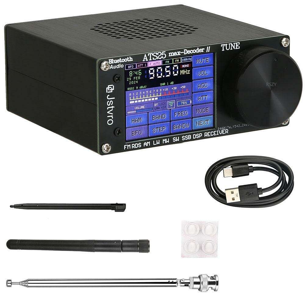 ATS25 max-Decoder Upgraded Radio Decoder with Advanced bluetooth 4000mAh Battery Superior Audio Spec