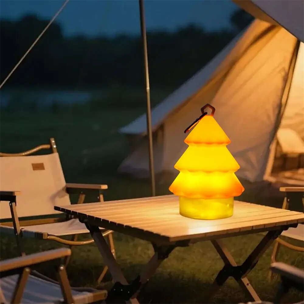 Warm Light - IPRee LED Christmas Tree Night Light with 10 Meters Colorful Atmosphere Lantern Recharg