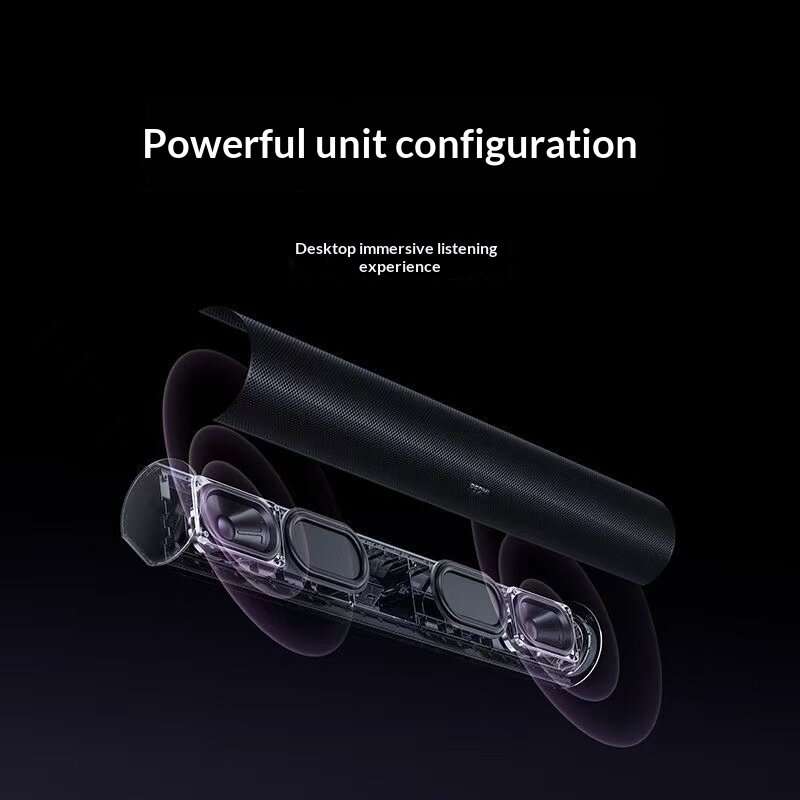 Silver - XIAOMI REDMI 20W Computer Speaker Wired bluetooth Soundbar with Side Multifunctional Knob P