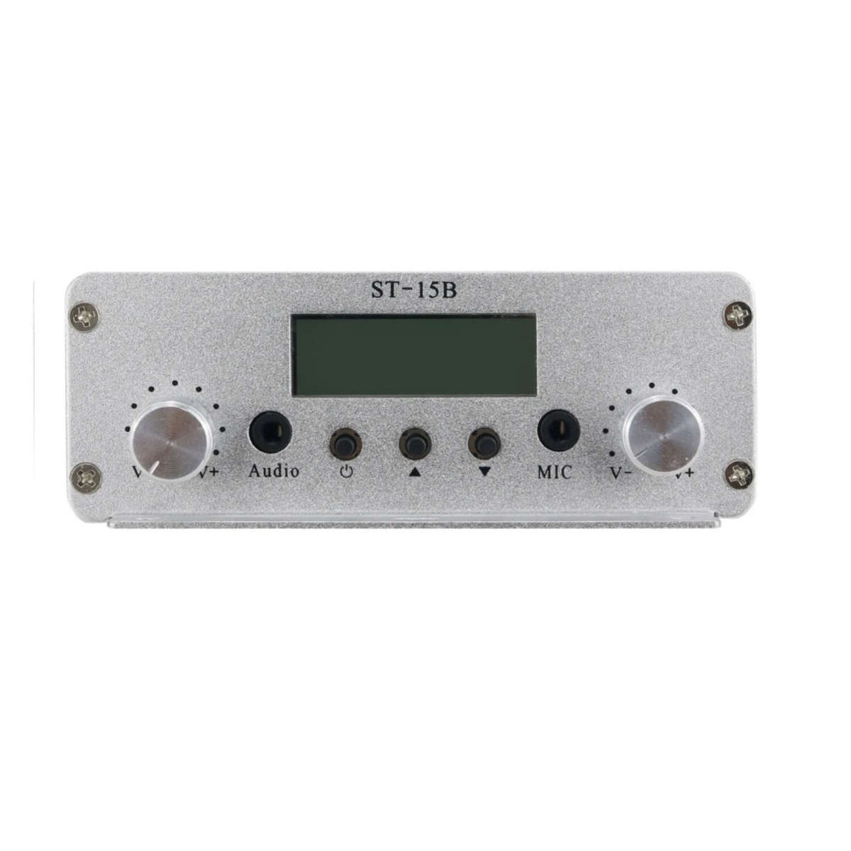 BNC Interface - ST-15B 87-108MHz 15W FM Broadcast Transmitter Stereo PLL FM Radio Broadcast Station
