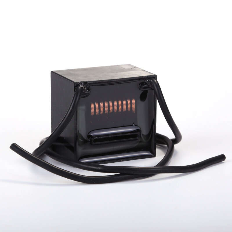 Black - UY10 High Frequency High Voltage Transformer 30KV 23KHz to 130KHz 100W Continuous Power Ozon