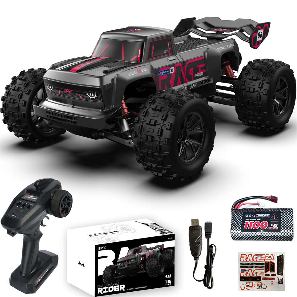 Brushless Version - SMRC S910 1/16 2.4G 4WD RC Car Brushless/Brushed High Speed 35km/h 55km/h Off-Ro