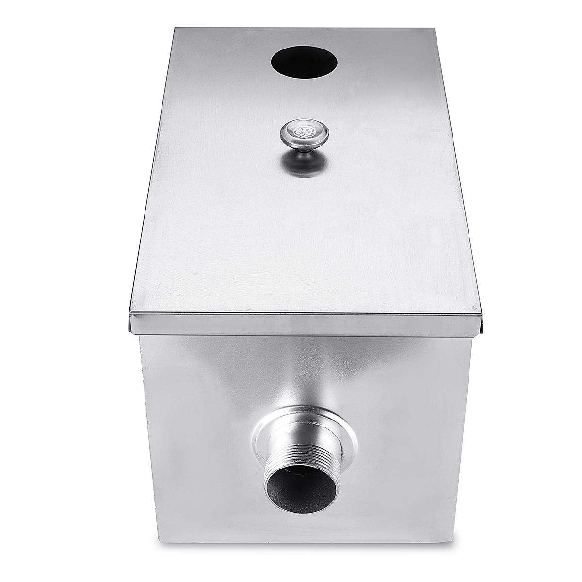 8Lb 5Gpm Gallons Per Minute Grease Trap Stainless Steel Interceptor Thickened
