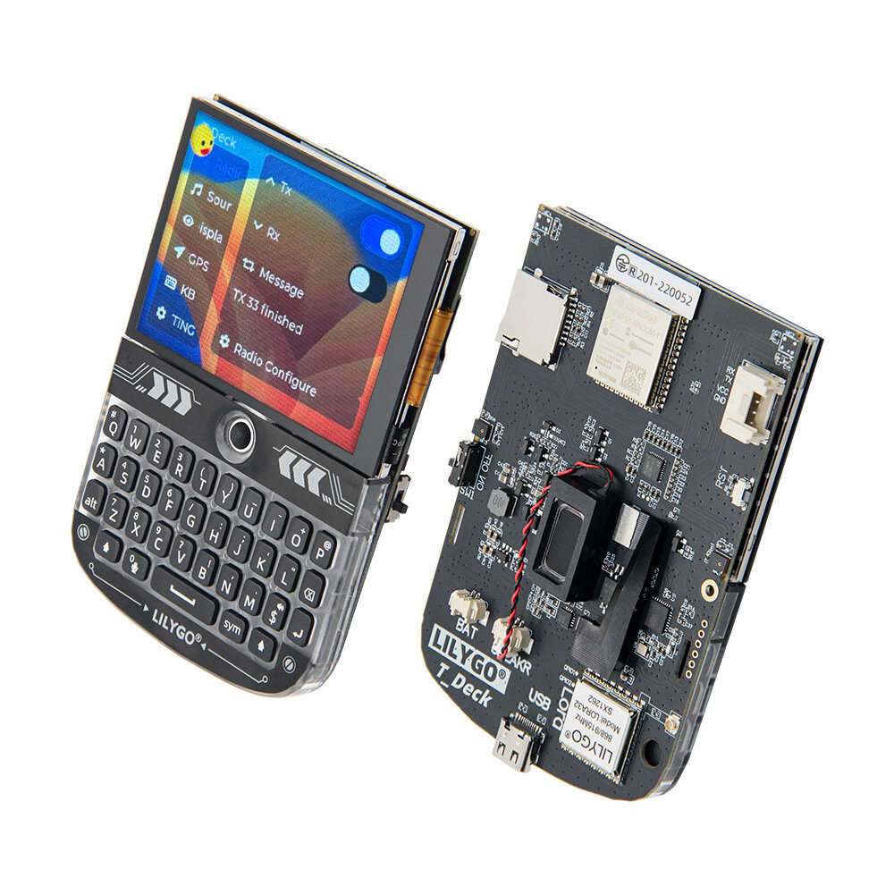 868MHZ - LILYGO T-Deck ESP32-S3 Dual Core IoT Development Board Touchscreen Wireless WiFi Bluetooth