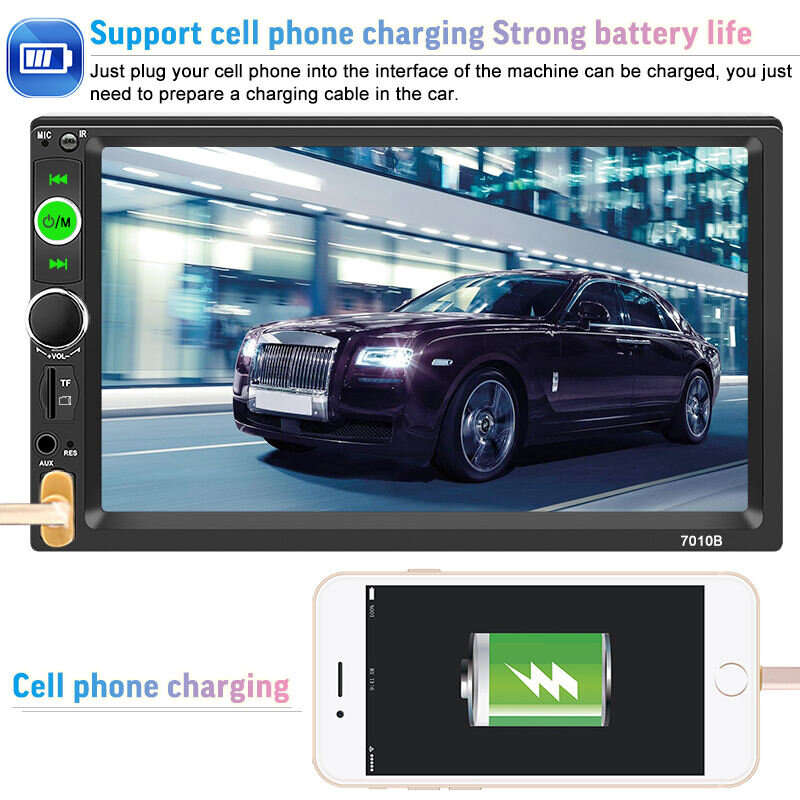 7 inch 1 Din Full Touch Screen Car MP5 Player Radio Stereo Audio Car Multimedia Video Player 7010B
