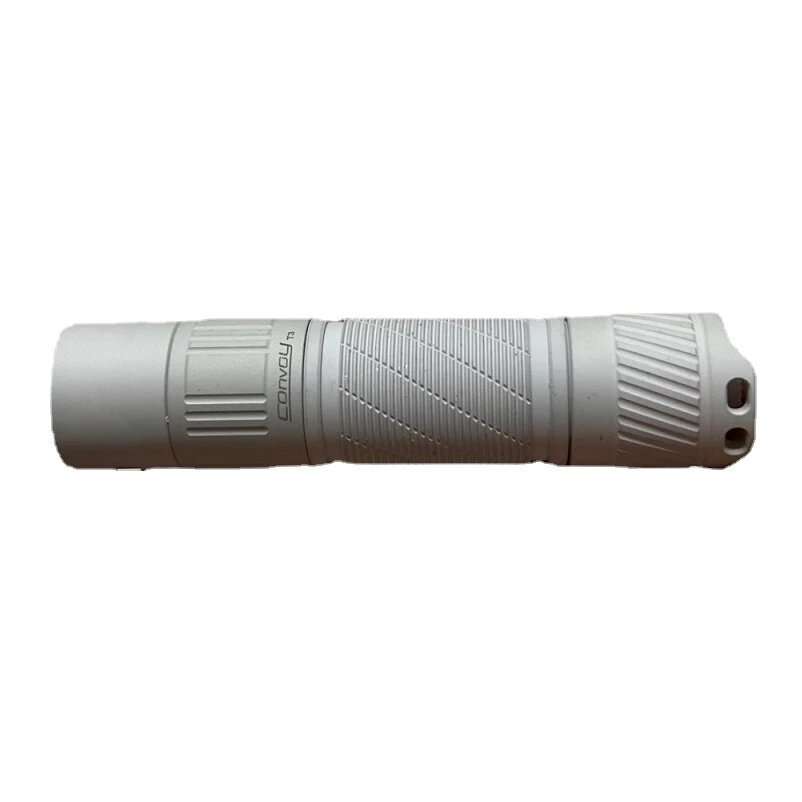 5700K - MAO Convoy S2+ 519A LED High CRI 18650 Flashlight Orange Peel Flooding Light 12 Groups Modes