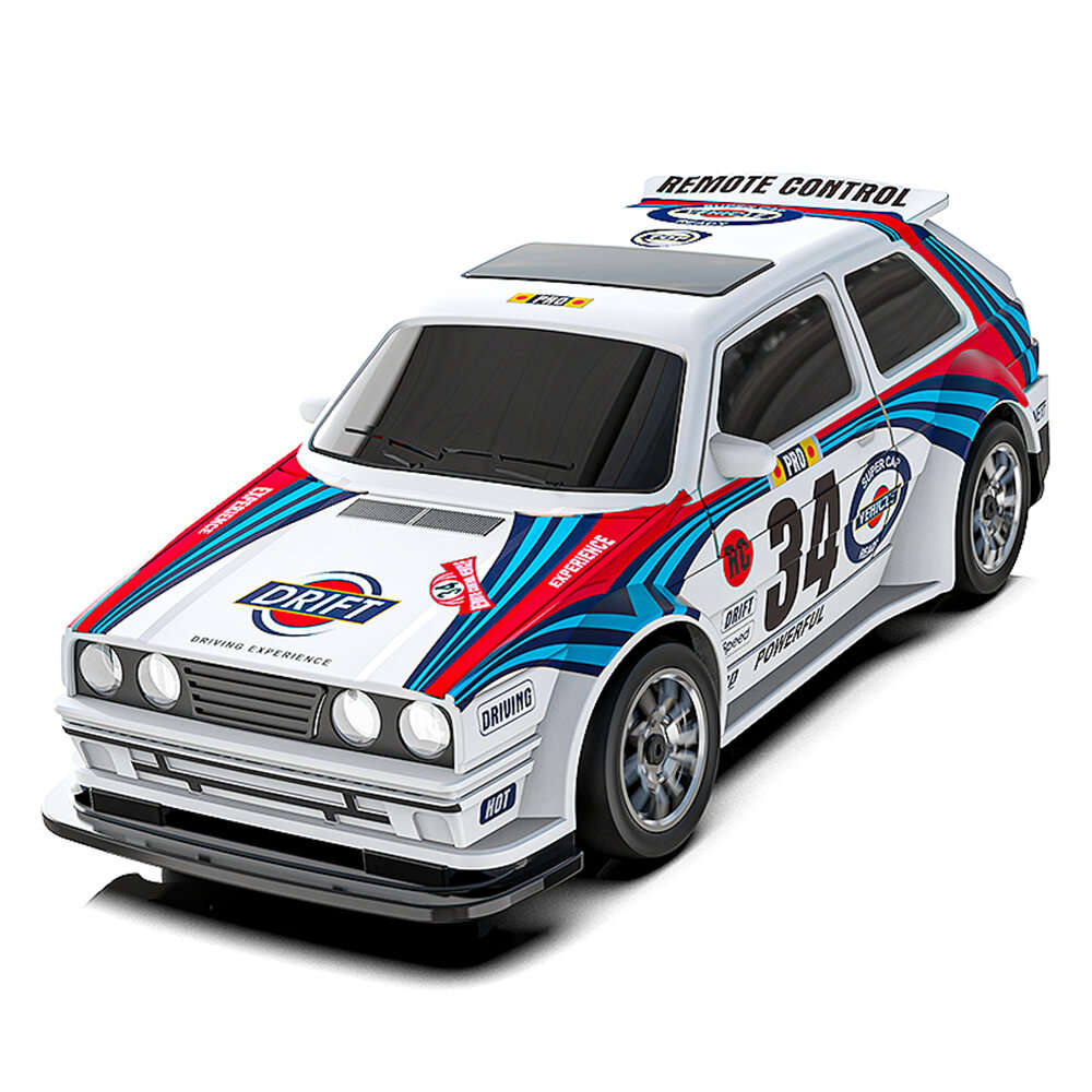One Battery - KFPLAN KF34 1/43 2.4G Mini Fully Proportional 4WD Drift RC Car Vehicle Models RTR