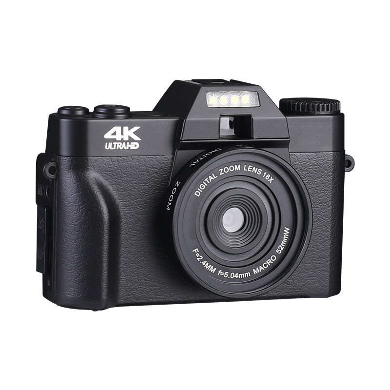 48MP 4K HD Digital Camera Vlogging Camcorder 30FPS Wi-Fi 16X Zoom Video Camera Camcorder Recording C