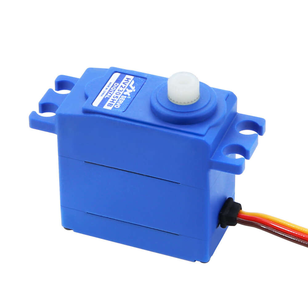 Blue - JX PDI-HV2305HB 23g Medium-Sized Plastic Gear IP67 Waterproof Digital RC Servo Non-Programmab