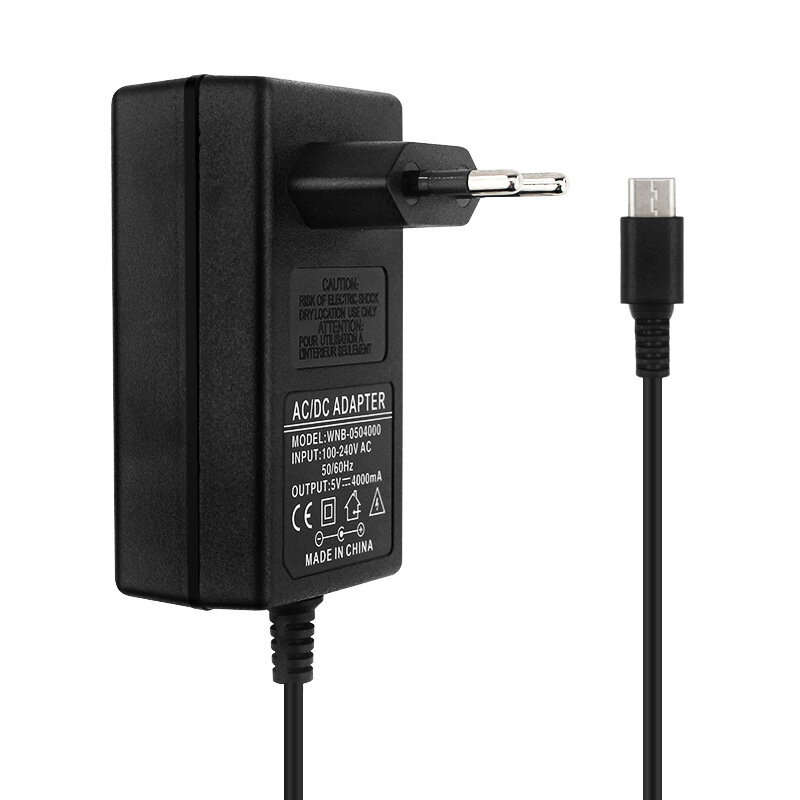 EU Plug - Orange Pi 5V 4A Power Adapter 20W USB Type-C Power Supply EU US UK Plug for OPI 5/5B/4 LTS