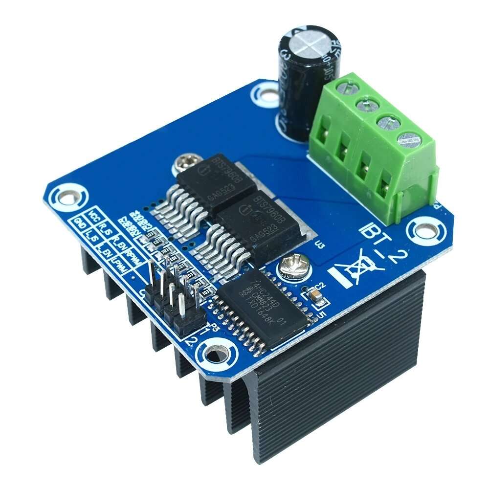 Semiconductor BTS7960B 5V 43A H-bridge Motor Driver Module Geekcreit for Arduino - products that wor
