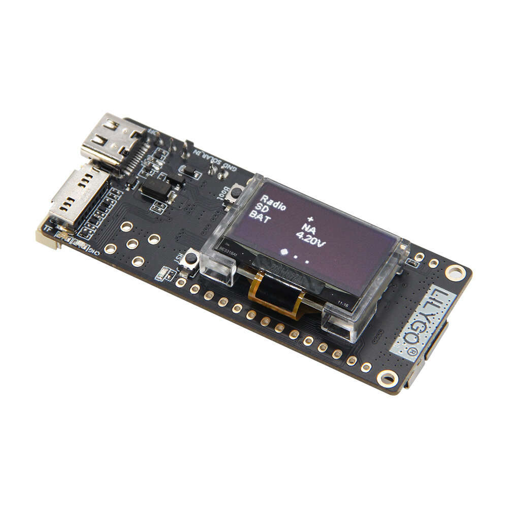 915MHZ - LILYGO T3-S3 ESP32-S3 LoRa WiFi Bluetooth Module 0.96 OLED Display 4MB Flash 2MB PSRAM Long