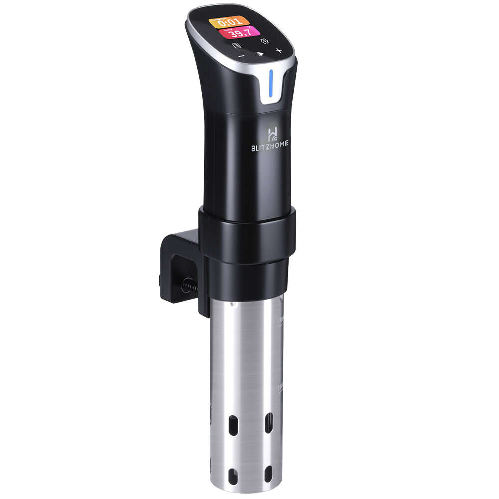 EU Plug - BlitzHome SV2401C 1100W Smart Sous Vide Cooker APP Control Thermal Immersion Circulator Ma