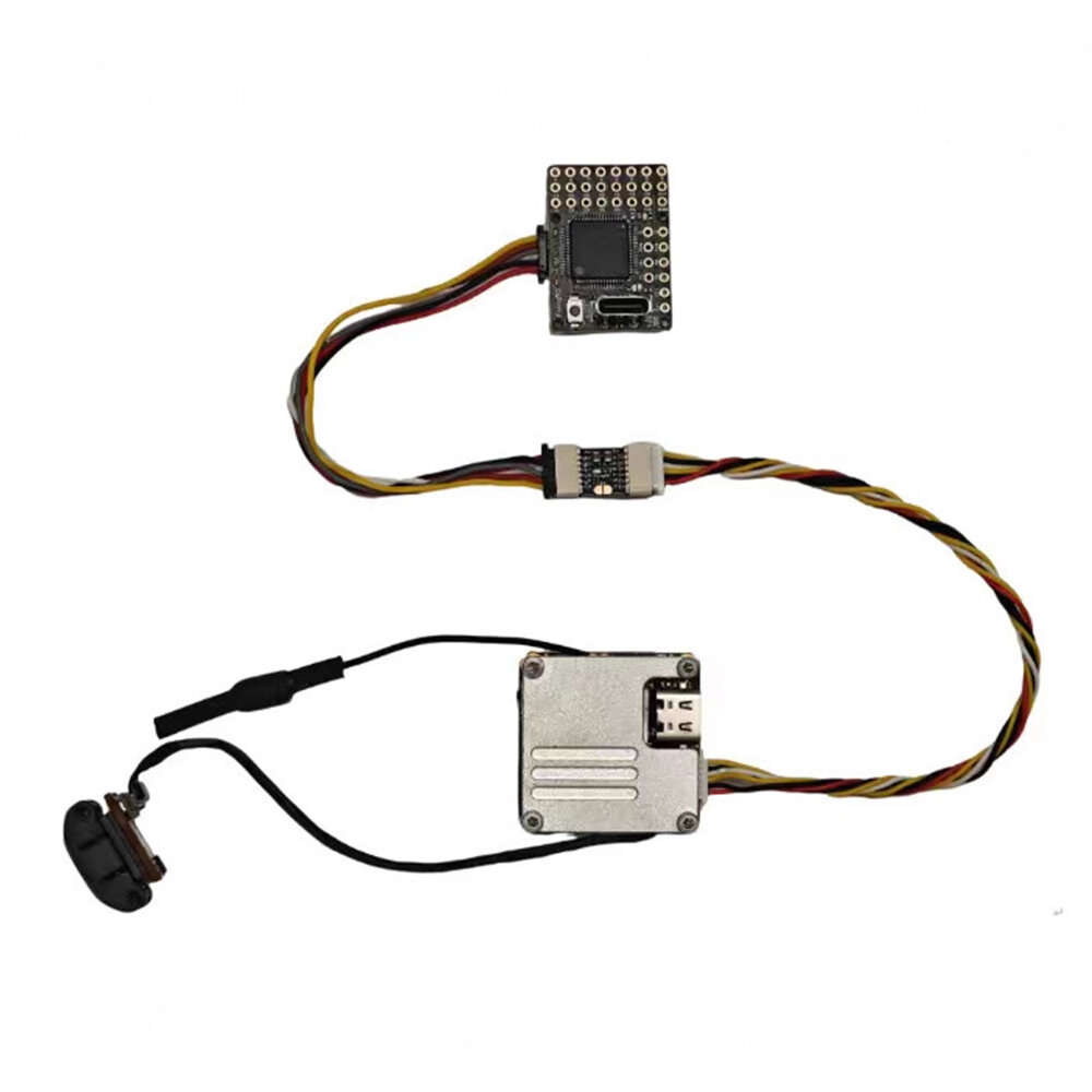 Black - FlyingRC 2-6S Mini BEC Step-down Module Plug-and-Play Compatible with DJI O4 / DJI O4 PRO /