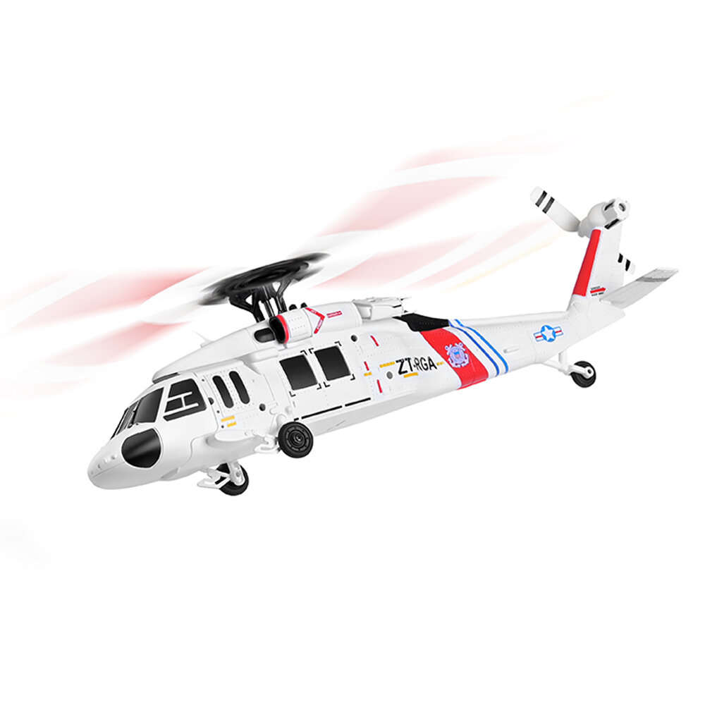 with 3 Batteries - XK K270 UH-60L 2.4G 4CH Optical Flow Positioning Brushless Motor Flybarless RC He