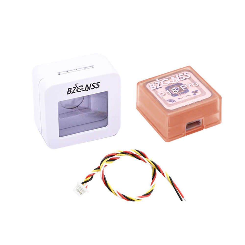 Orange - BZGNSS P18 Pro GPS Module 5V with SH1.0 4-pin FPV Return Rescue Support Five-mode Positioni