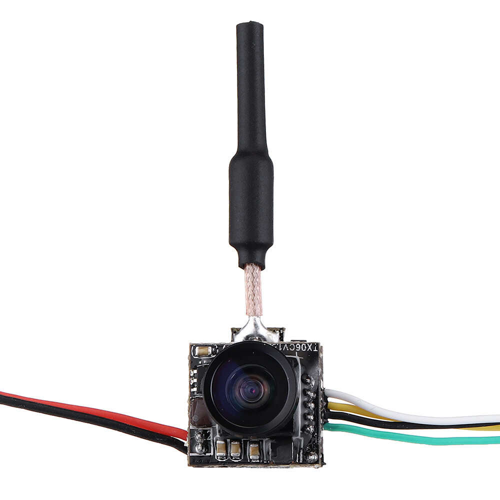 NTSC - Eachine TX06 Mini AIO Analog FPV Camera & Transmitter 700TVL 120 FOV 5.8GHz 48CH 25mW Low Lat