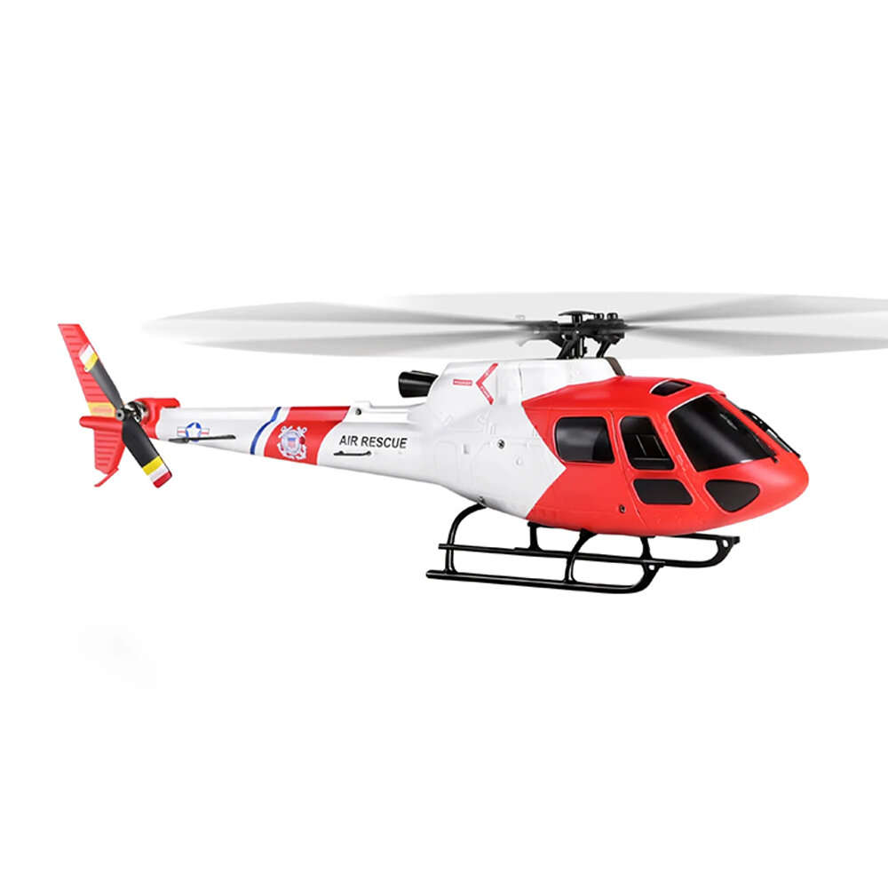 with 2 Batteries - XK K150 Little Squirrel AS350 2.4G 4CH 6-Axis Gyro Optical Flow Localization Alti