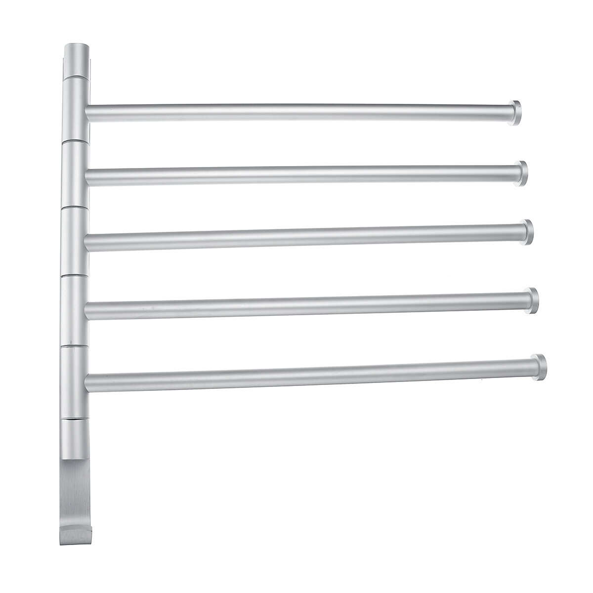 Wall-Mounted Stainless Steel Towel Rack Rotating Bar Bathroom Kitchen Storage...-(Type 5 )