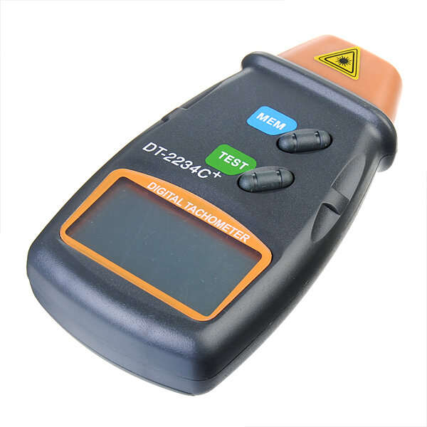 DANIU DT2234C+ Digital Laser RPM Tachometer Non Contact Measurement Tool