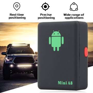 Mini Global A8 GPS Tracker Waterproof Auto Tracker Real-Time GSM/ GPRS/ GPS Tracking Power Tracking
