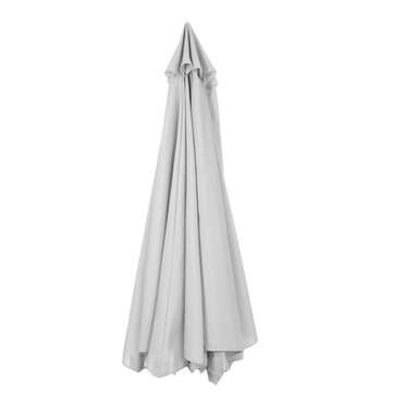 3m 6 Arm Parasol Canopy Cover Waterproof Awning Sun Shade Shelter Replacement Cloth... (COLOR: GREY)