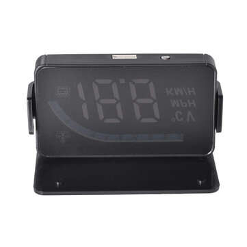 L1 Head-up Display Digital Display HUD Speed Water Temperature Voltage OBD + Alarm Monitor For Vehic