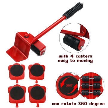 Heavy Duty Furniture Moving Tool Transport Shifter Wheel Slider Lifting Roller