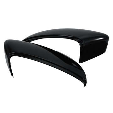 2 Pcs Rear View Wing Mirror Covers Caps For VW Beetle CC Eos Passat Jetta Scirocco