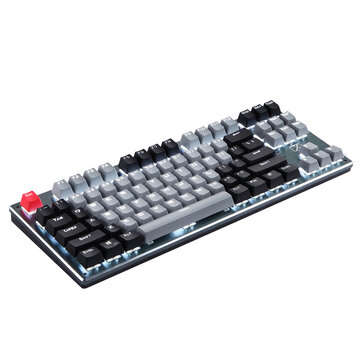 87 Keys Mechanical Keyboard bluetooth Wireless Type-C Wi... (SWITCH: BLUESWITCH | COLOR.: GREYBLACK)