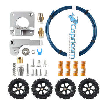 Capricorn Premium XS Bowden Tubing + Upgraded Metal Feeder Extruder Frame + Pneumatic Couplers & Bed