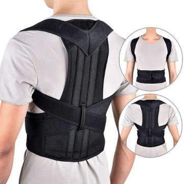 Adult Adjustable Humpback Sitting Body Posture Corrector Wellness Healthy Brace Back Be... (SIZE: S)