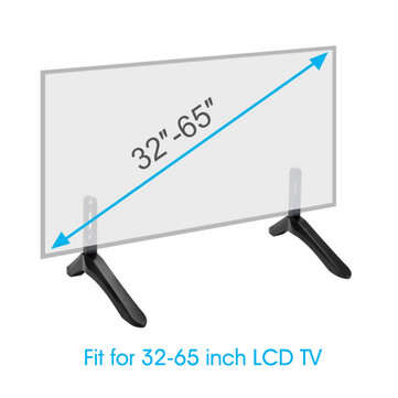 Universal Adjustable 32-65 inch LCD Screen TV Flat Stand Leg Mount Base Holder