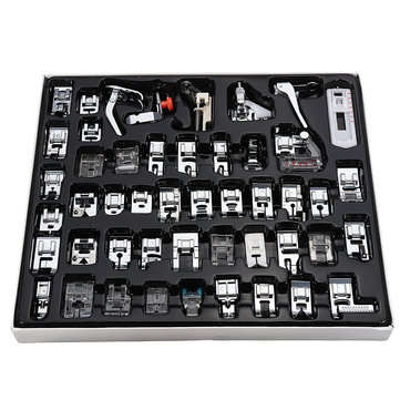 48Pcs Sewing Machine Presser Foot Feet Tool Kit Set Multiple Application