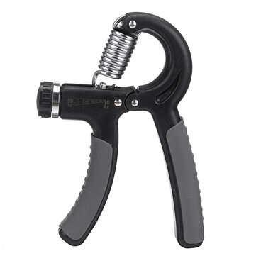 10kg-40kg Hand Gripper Strengthener Power Adjustable Wrist Forearm Exercise Tool (COLOR.: BLACKGREY)