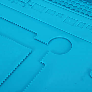 Silicone Electronic Repair Mat Magnetic Soldering Mat Heat Insulation Pad Silicon Soldering Mat